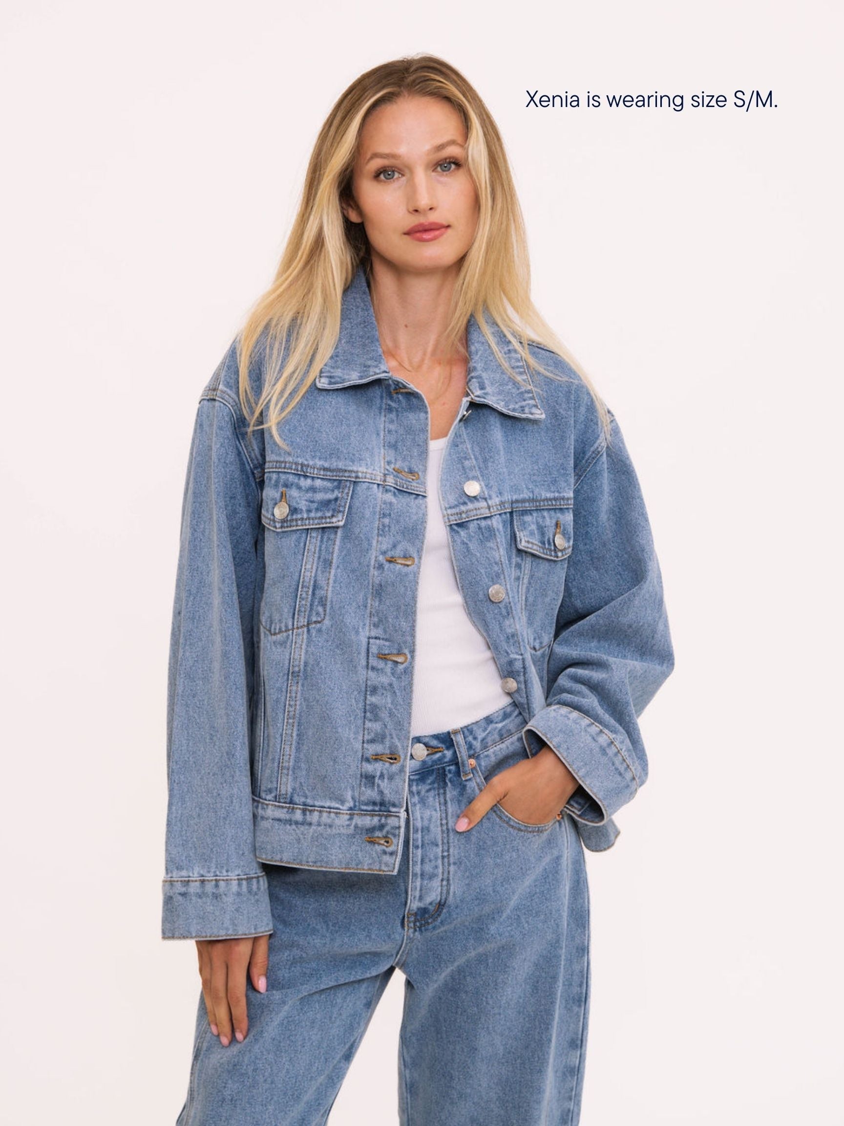 Parke x SCL Oversized Jean Jacket