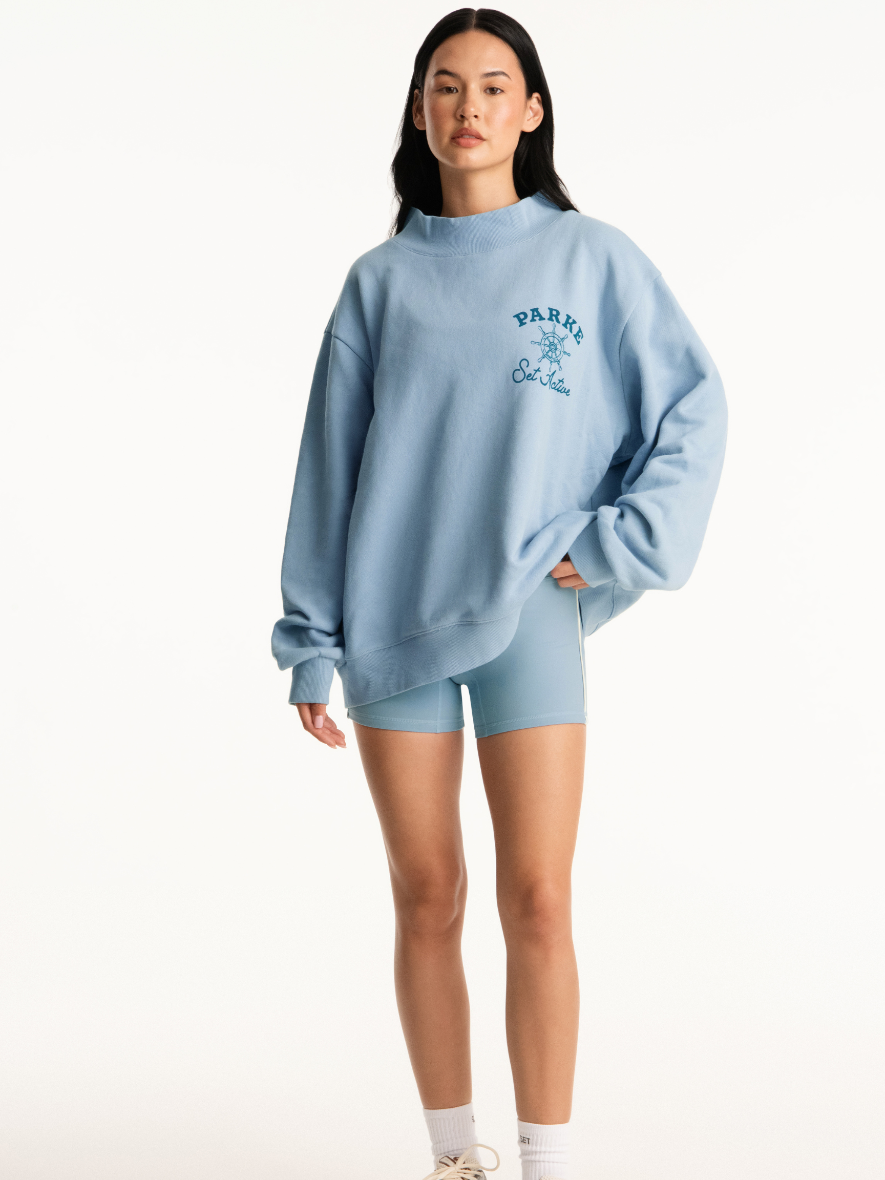 Parke x SET Sail Graphic Mockneck