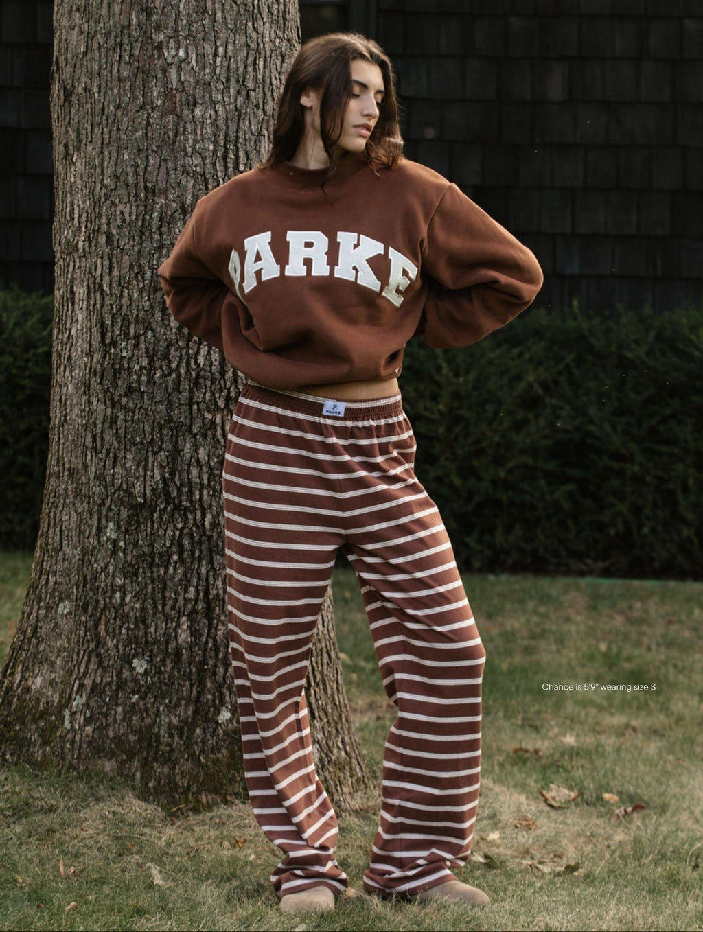 Striped Cotton Boxer Pants