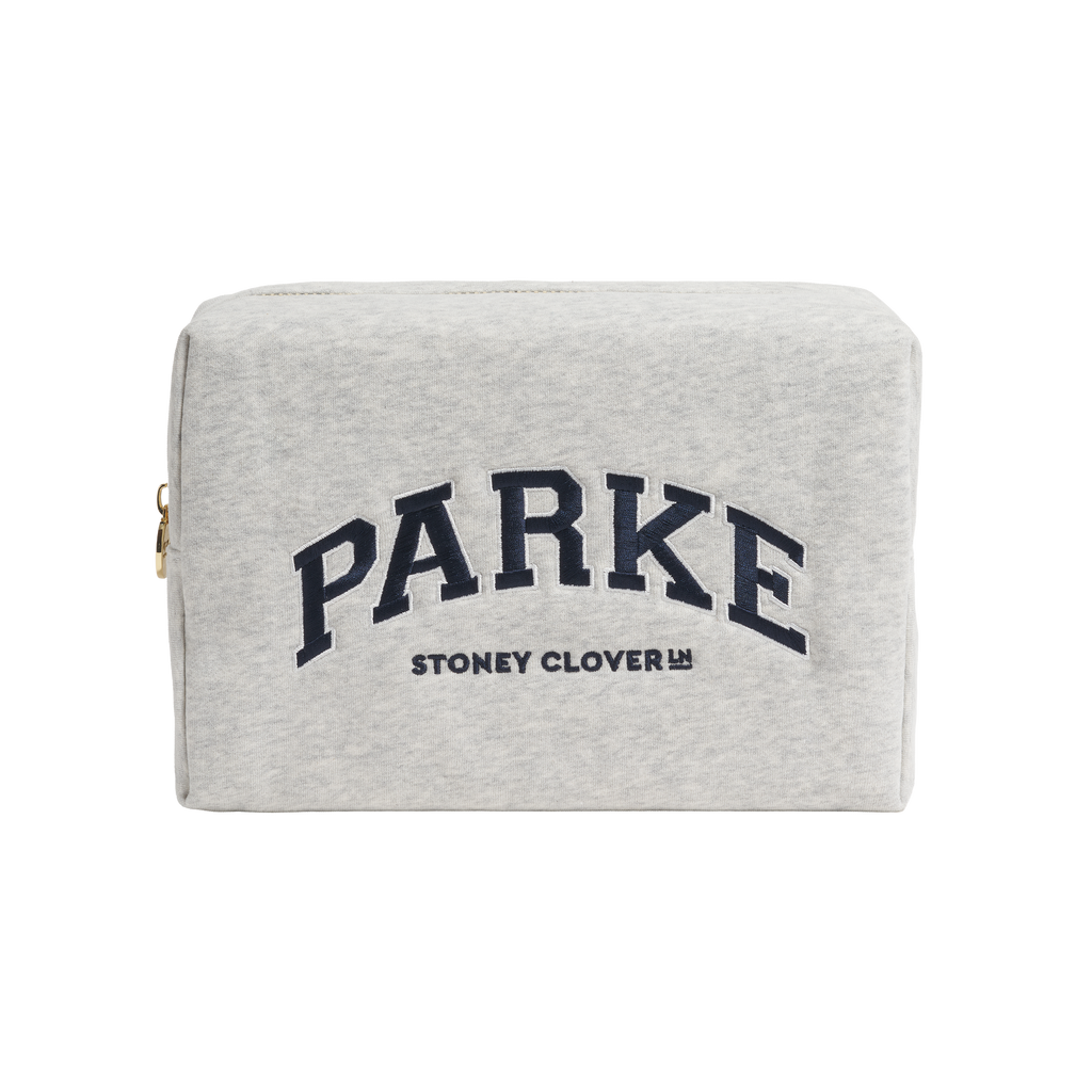 SCL x Parke Terry T Seam Pouch -classic grey + sapphire
