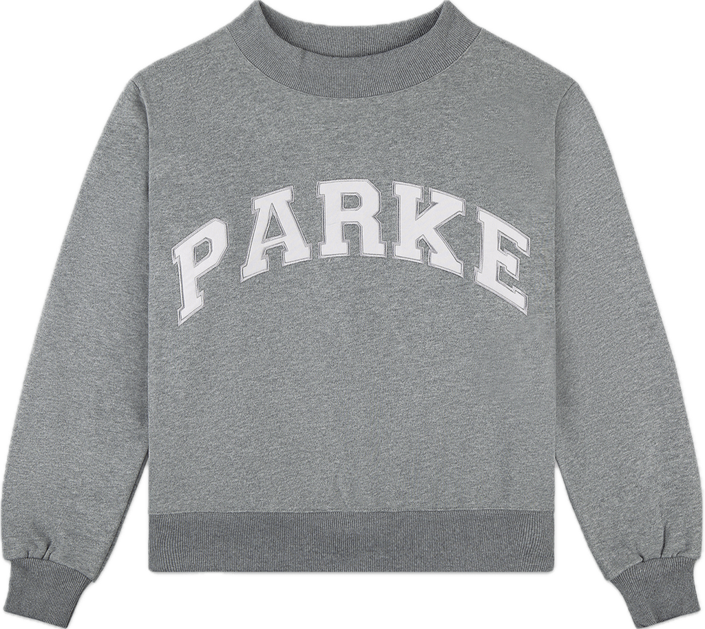 stormy monochrome varsity mockneck flat lay -stormy