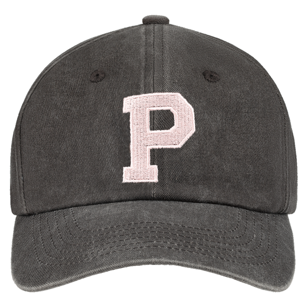 P hat flat lay -mocha